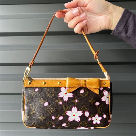 louis vuitton cherry blossom murakami pochette|louis vuitton murakami cherry blossom.